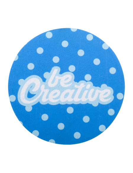 Podložka pod myš RPET na zakázku CreaFelt Cursor Round bílá