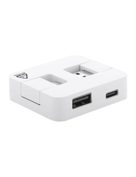 USB hub RABS bílá
