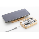 Nabíjecí kabely USB sada Cabsly Plus přírodní