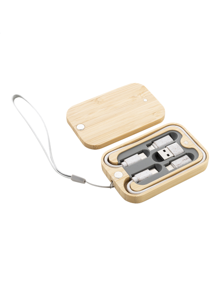 Nabíjecí kabely USB sada Cabsly přírodní