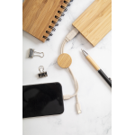 Nabíjecí kabely USB přívěšek na klíče Mugory přírodní