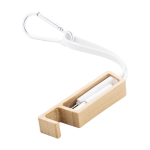 Nabíjecí kabely USB s karabinou Boppy bílá