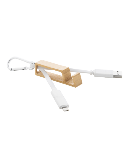 Nabíjecí kabely USB přívěšek na klíče Balcooa přírodní