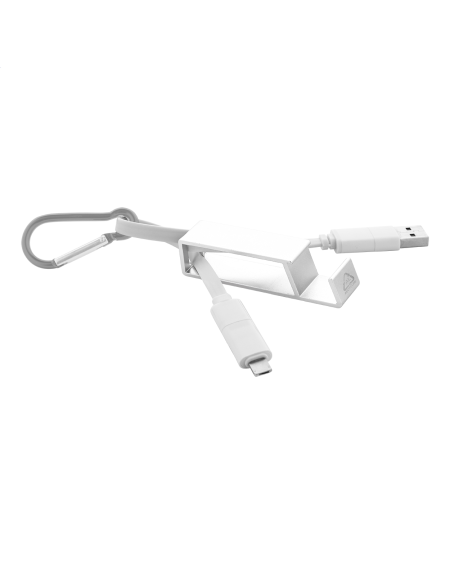 Nabíjecí kabely USB s držákem na mobil Cappy černá