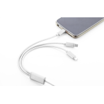 Nabíjecí kabely USB z hliníku Ralong stříbrná