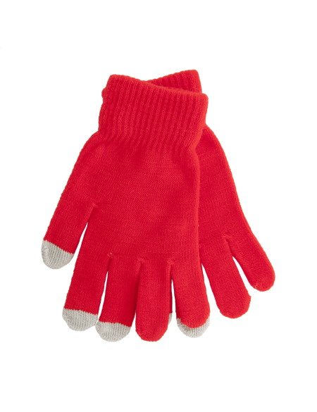 Rukavice dotykové na obrazovku Tapster červená