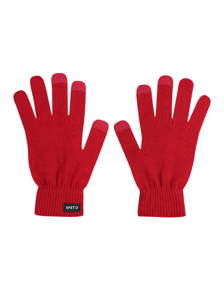 Rukavice dotykové na obrazovku Retouch RPET červená