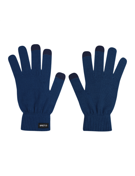 Rukavice dotykové na obrazovku Retouch RPET modrá tmavá