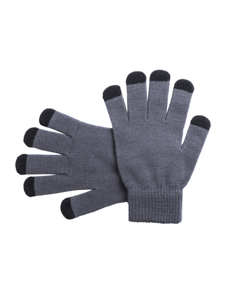 Rukavice dotykové na obrazovku Fillap šedá