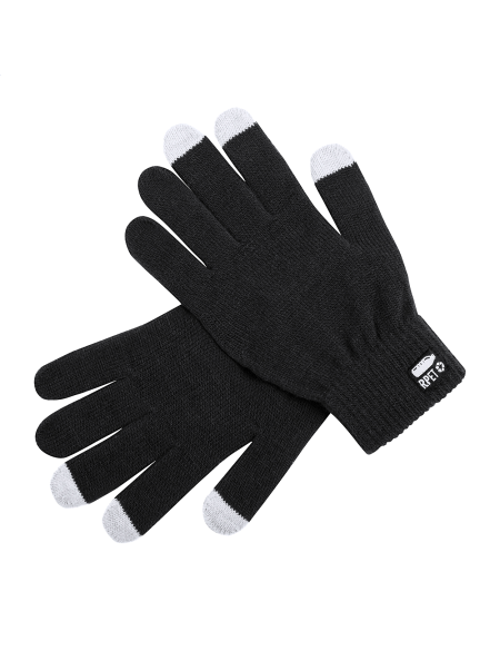 Rukavice dotykové na obrazovku Retap RPET černá