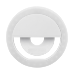 Selfie kroužek RABS Radiance bílá