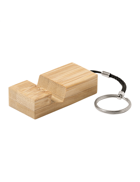 Stojánek na mobil s přívěškem na klíče Dulloo přírodní