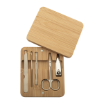 Manikúra v bambusové krabičce Manoky přírodní