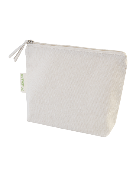 Kosmetická taštička z recyklované bavlny Cospex černá