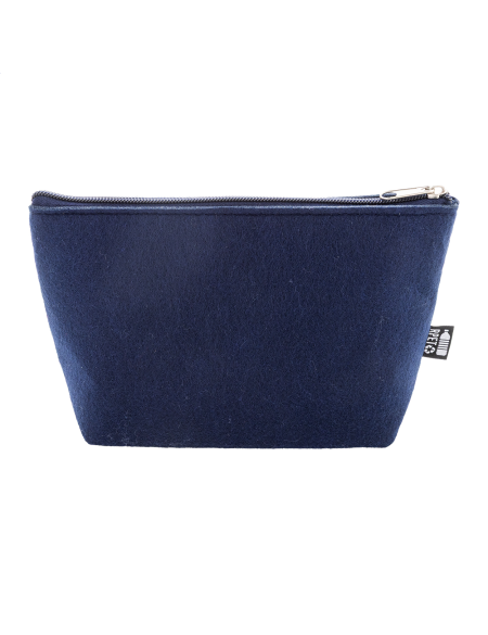 Kosmetická taštička z RPET Refelt Beauty šedá tmavá