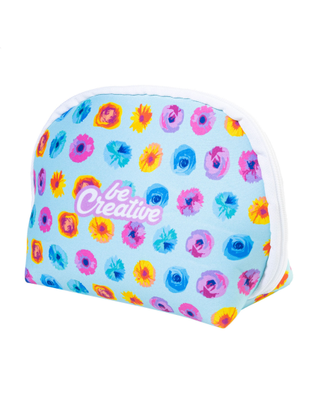 Kosmetická taštička z RPET na zakázku CreaBeauty Soft M černá