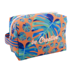 Kosmetická taštička na zakázku s uchem CreaBeauty Carry bílá