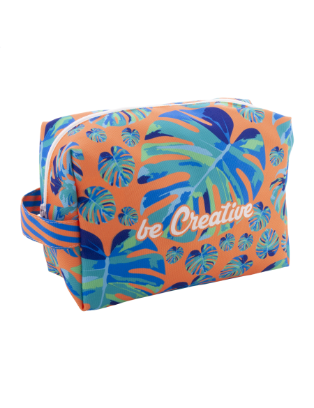 Kosmetická taštička na zakázku s uchem CreaBeauty Carry černá