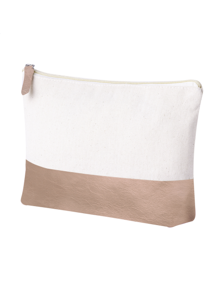 Kosmetická taštička z PU kůže a bavlny