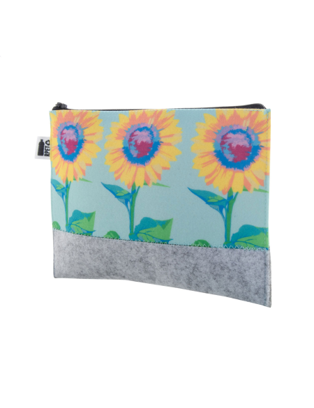 Kosmetická taštička na zakázku z plsti  velikost M