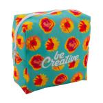 Kosmetická taštička na zakázku CreaBeauty Square M bílá