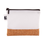 Kosmetická taštička na zakázku CreaBeauty Cork S RPET černá