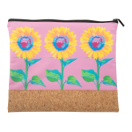 Kosmetická taštička na zakázku CreaBeauty Cork L černá