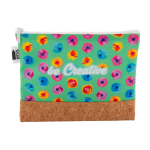 Kosmetická taštička na zakázku CreaBeauty Cork M RPET bílá