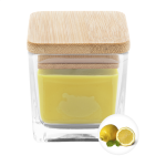 Svíčka citrón hoří 8 hodin Cubama žlutá