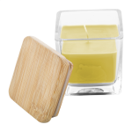 Svíčka citrón hoří 8 hodin Cubama žlutá