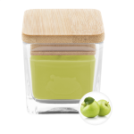 Svíčka zelené jablko hoří 8 hodin Cubama zelená