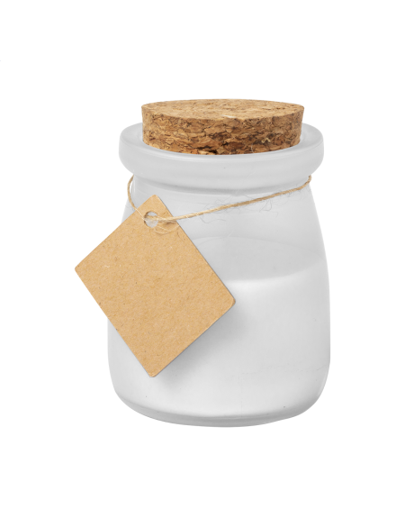 Svíčka vanilka s korkovým víčkem