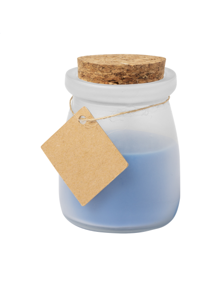 Svíčka vanilka s korkovým víčkem Corscent bílá