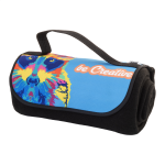 Fleecová deka na zakázku RPET Reporta černá