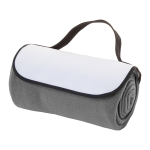 Fleecová deka na zakázku RPET Reporta šedá