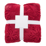 Deka vánoční RPET Valsatra vínová