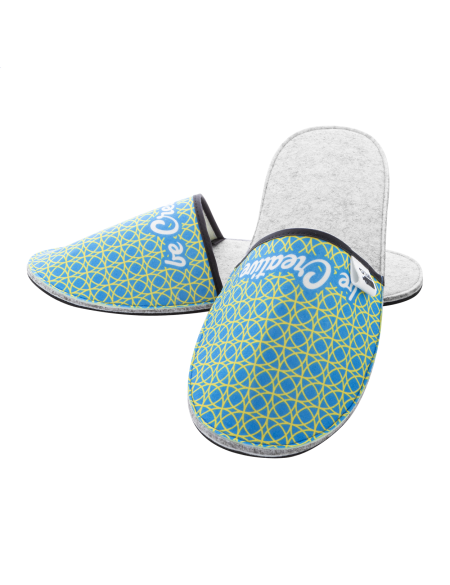 Pantofle na zakázku RPET CreaFelt Slip bílá