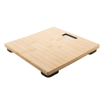 Váha dobíjecí koupelnová BamFit přírodní