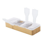 Box na pilulky bambusový Pillboo bílá