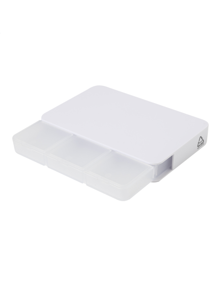 Box na pilulky RABS Hexpill bílá