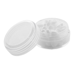 Krabička kulatá s mintovými bonbony TwistMint bílá