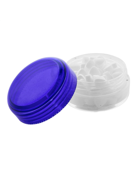 Krabička kulatá s mintovými bonbony TwistMint zelená