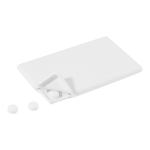 Krabička s mintovými bonbony Card bílá