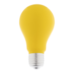 Antistres ve tvaru žárovky Thomas žlutá