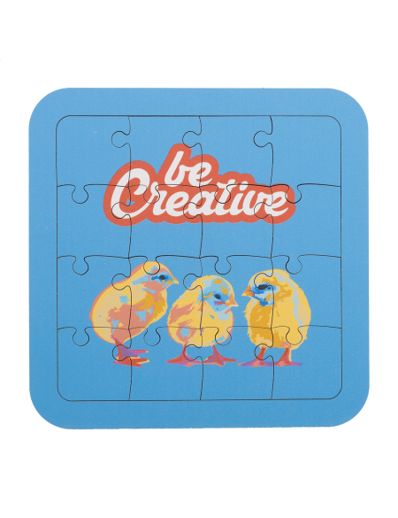 Puzzle dřevěné na zakázku Wozzle přírodní