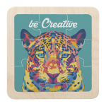 Puzzle plastová na zakázku Wodalus bílá