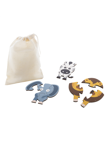 Puzzle dřevěné zvířata Zoofrik