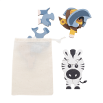 Puzzle dřevěné zvířata Zoofrik