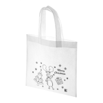 Vánoční taška na vybarvení Julfar bílá