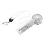 Větráček dobíjecí vodní rozprašovací Misty bílá